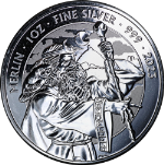 2023 Great Britain 1 Ounce Silver - Merlin the Wizard - BU - STOCK