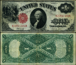 FR. 37 $1 1917 Legal Tender VF+