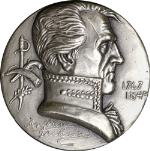 Hall of Fame for Great Americans .999+ Silver Medal - Andrew Jackson 77.4gr