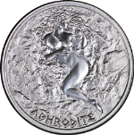 Aphrodite 2 Troy Ounce .999 Fine Silver - Intaglio Mint - High Relief