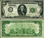 FR. 2151 G $100 1928-A Federal Reserve Note Chicago G-A Block VF+