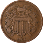 1866 Two (2) Cent Piece