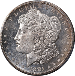 1881-S Morgan Silver Dollar PCGS MS64 PL Blast White Superb Eye Appeal