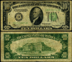 FR. 2006 D* $10 1934-A Federal Reserve Note Non-Mule D-* Block Fine Star
