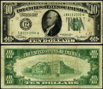 FR. 2000 L* $10 1928 Federal Reserve Note San Francisco L-* Block Fine+ Star