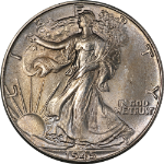 1945-D Walking Liberty Half - Choice