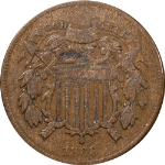 1866 Two (2) Cent Piece