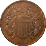 1867 Two (2) Cent Piece