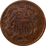 1870 Two (2) Cent Piece