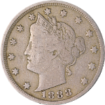 1888 Liberty V Nickel