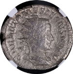 Roman Empire - Herennius Etruscus AD 251 AR Double-Denarius NGC VF