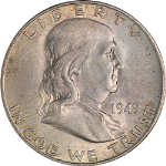 1949-S Franklin Half Dollar - Choice