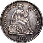 1872-P Seated Liberty Half Dime