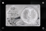 2022 Mexico Libertad 40th Anniversary 3 Ounce Coin &amp; Bar - .999 Silver OGP COA