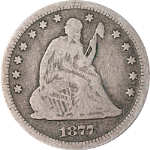 1877-S Seated Liberty Quarter