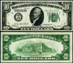 FR. 2000 E $10 1928 Federal Reserve Note Richmond E-A Block AU+