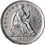1857-P Seated Liberty Half Dime