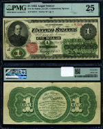 FR. 16c $1 1862 Legal Tender PMG VF25