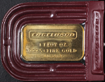 Engelhard 1 Troy Ounce Gold Bar .9995+ Fine Pebble Back - Sealed OGP - STOCK