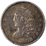 1832 Bust Half Dime PCGS AU55 Superb Eye Appeal Strong Strike