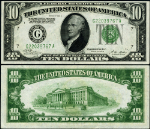 FR. 2002 G $10 1928-B Federal Reserve Note Chicago G-A Block AU+
