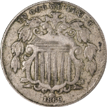 1869 Shield Nickel