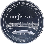 2018 Soloman Island $5 Silver The Players Championship 2.5oz .999 Suisse STOCK