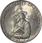 1920 Pilgrim Commem Half Dollar PCGS MS66 Superb Eye Appeal Strong Strike