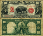 FR. 122 $10 1901 Legal Tender VF - Pinholes