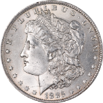 1885-O Morgan Silver Dollar - VAM 25A - Major Die Breaks