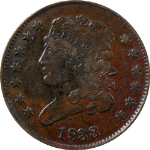 1833 Half Cent