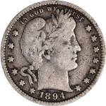 1894-P Barber Quarter