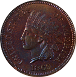 1869 Indian Cent NGC MS66 RB Superb Eye Appeal Strong Strike