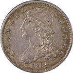 1834 Bust Quarter XF/AU Details Nice Eye Appeal Strong Strike