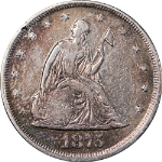 1875-P Twenty (20) Cent Piece Nice XF Nice Eye Appeal Nice Strike