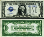 FR. 1601 $1 1928-A Silver Certificate V-A Block AU+
