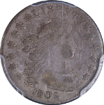 1802 Bust Dime PCGS VF Details Key Date Decent Eye Appeal Nice Strike