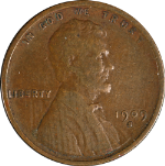 1909-S VDB Lincoln Cent Choice F/VF Key Date Superb Eye Appeal Nice Strike