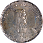 Switzerland 1974 Five (5) Francs ICG PR65 KM#40a.1