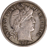 1910-P Barber Dime