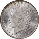 1885-O Morgan Silver Dollar NGC MS66 Great Eye Appeal Strong Strike