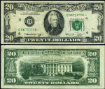 FR. 2071 D* $20 1974 Federal Reserve Note Cleveland D-* Block VF+ Star