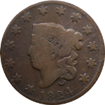 1824 Large Cent