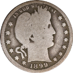 1899-O Barber Quarter