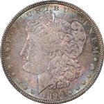 1898-P Morgan Silver Dollar Beautiful Color PCGS MS64 Superb Eye Appeal