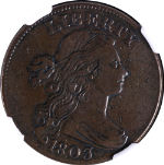 1803 Large Cent Small Date &amp; Fraction NGC VF35 BN Superb Eye Appeal