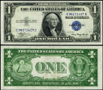 FR. 1608 $1 1935-A Silver Certificate Non-Mule E-B Block Choice CU