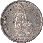 Switzerland 1909-B Half Franc ICG MS63 KM#23