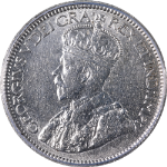 Canada 1917 Ten (10) Cents ICG AU53 KM#23