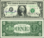 FR. 1911 E $1 1981 Federal Reserve Note Buchanan - Regan Courtesy Auto Choice CU